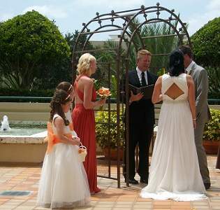 Intimate wedding Hyatt Regency Orlando